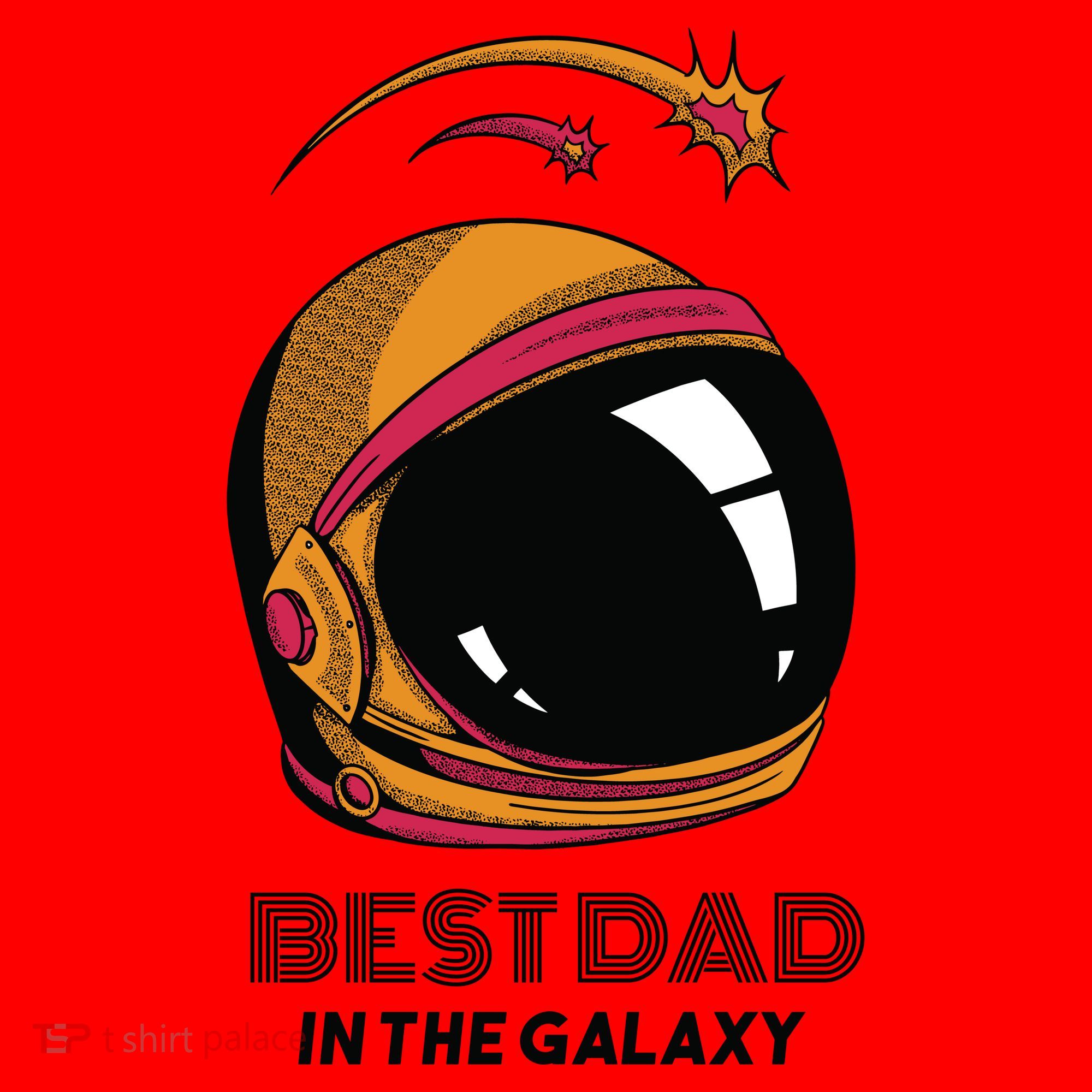Best Dad In The Galaxy Space Helmet Santa Hat