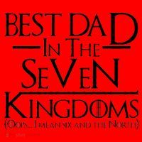 Best Dad In The Seven Kingdoms Santa Hat thumb 1