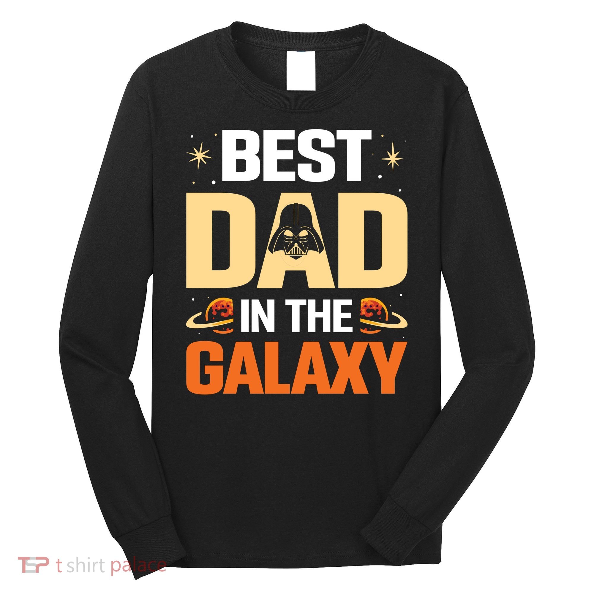 Best Dad In The Universe Fathers Day Spoof Long Sleeve Shirt