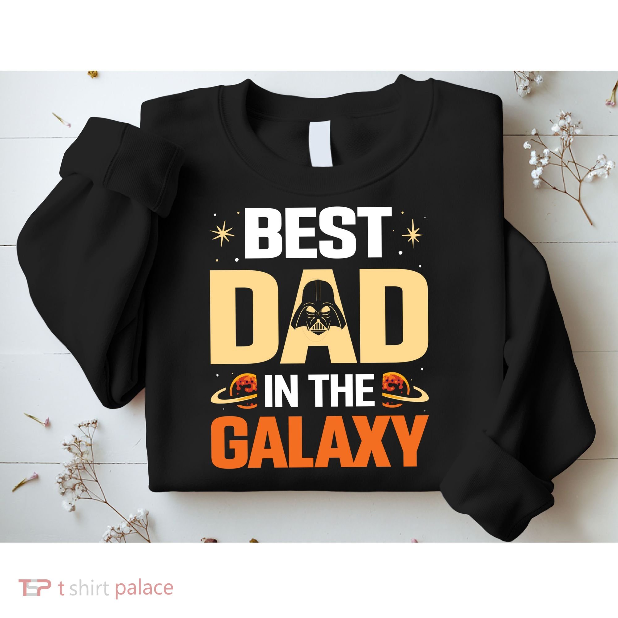 Best Dad In The Universe Fathers Day Spoof Sweatshirt