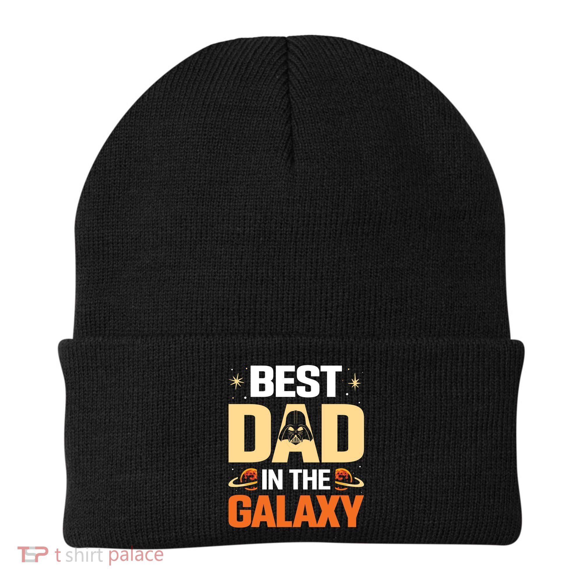 Best Dad In The Universe Fathers Day Spoof Beanie