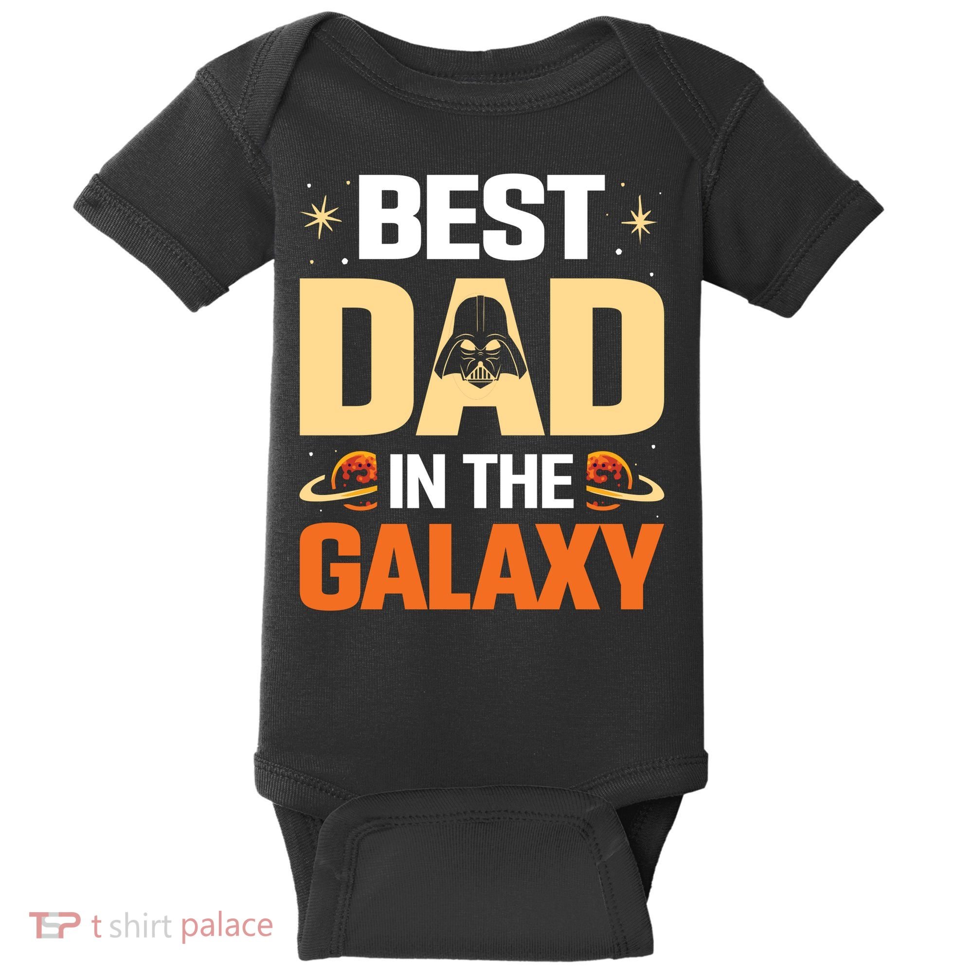 Best Dad In The Universe Fathers Day Spoof Baby Bodysuit