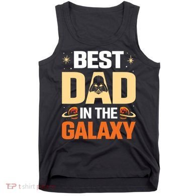 Best Dad In The Universe Fathers Day Spoof Tank Top