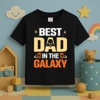 Best Dad In The Universe Fathers Day Spoof Toddler T-Shirt thumb 3