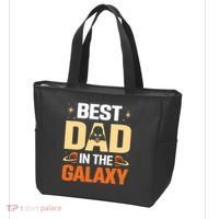 Best Dad In The Universe Fathers Day Spoof Tote Bag thumb 3