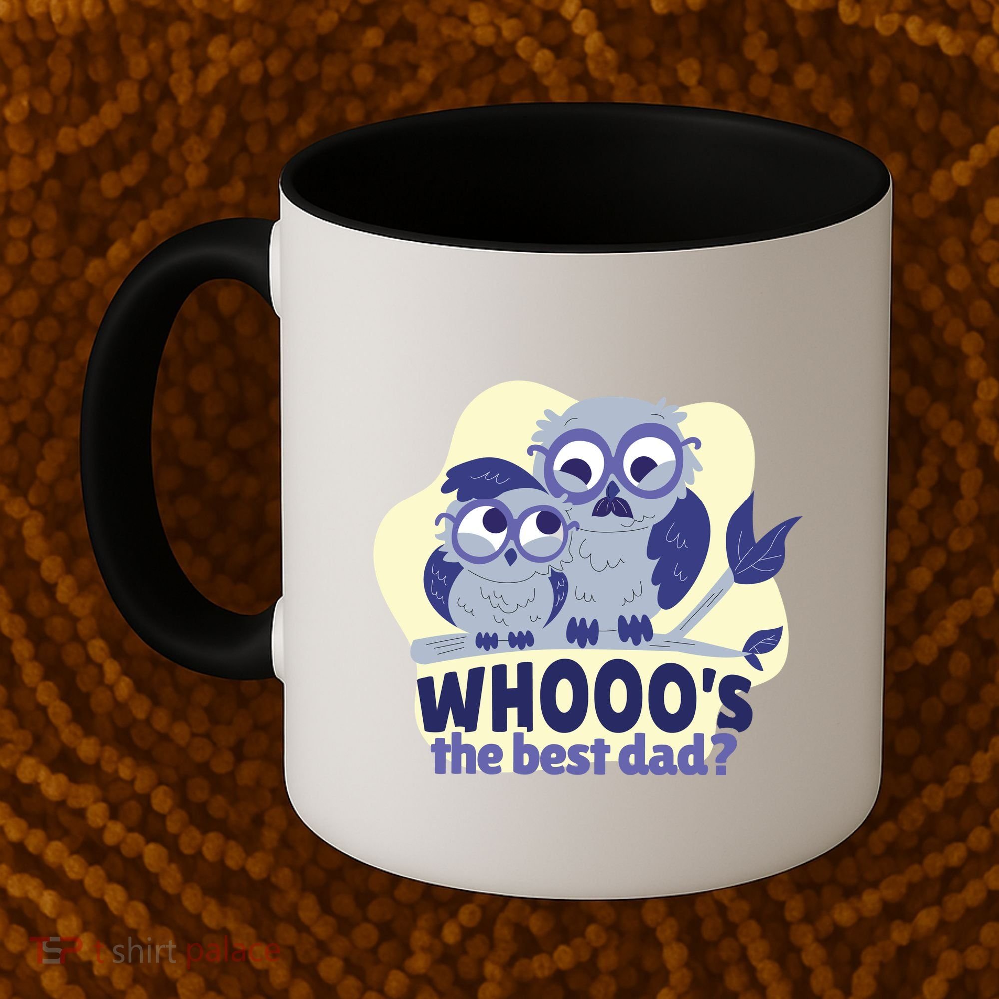 Best Dad Owl Coffee Mug
