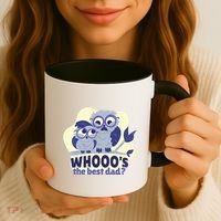 Best Dad Owl Coffee Mug thumb 3