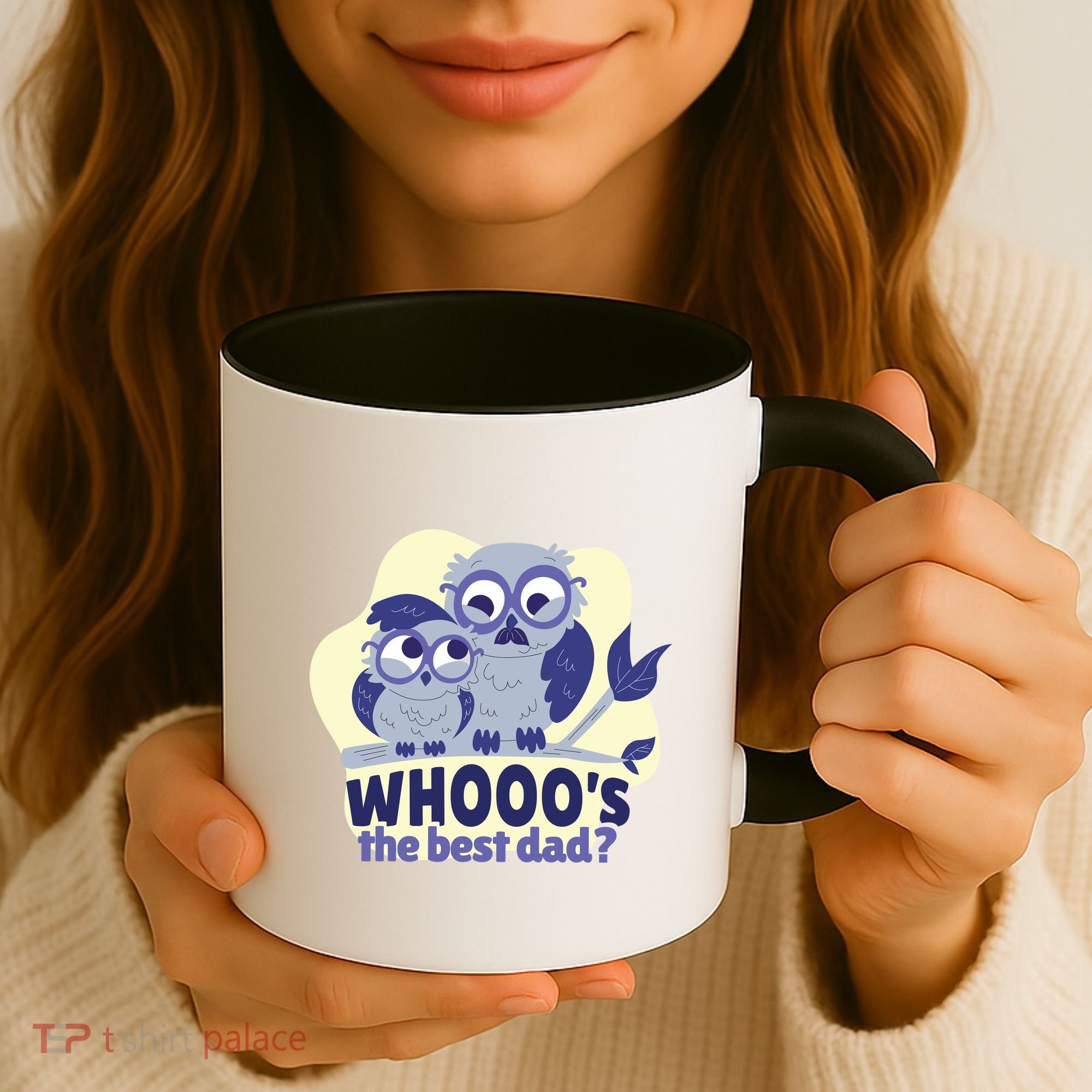 Best Dad Owl Coffee Mug