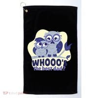 Best Dad Owl Golf Towel thumb 0
