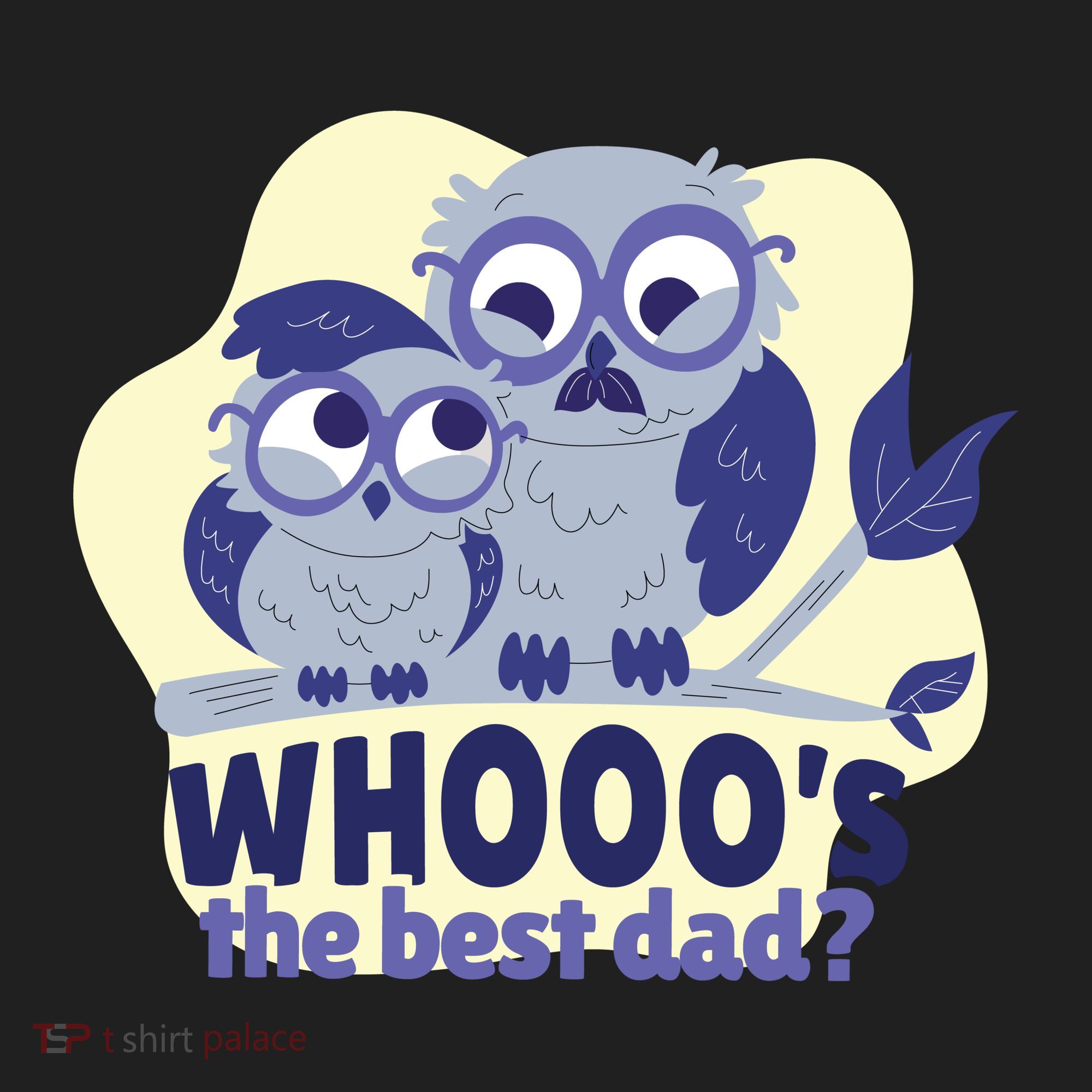 Best Dad Owl Golf Towel