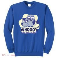 Best Dad Owl Sweatshirt thumb 0