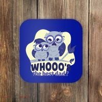 Best Dad Owl Coaster thumb 0