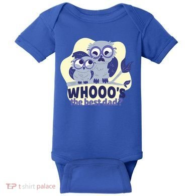 Best Dad Owl Baby Bodysuit