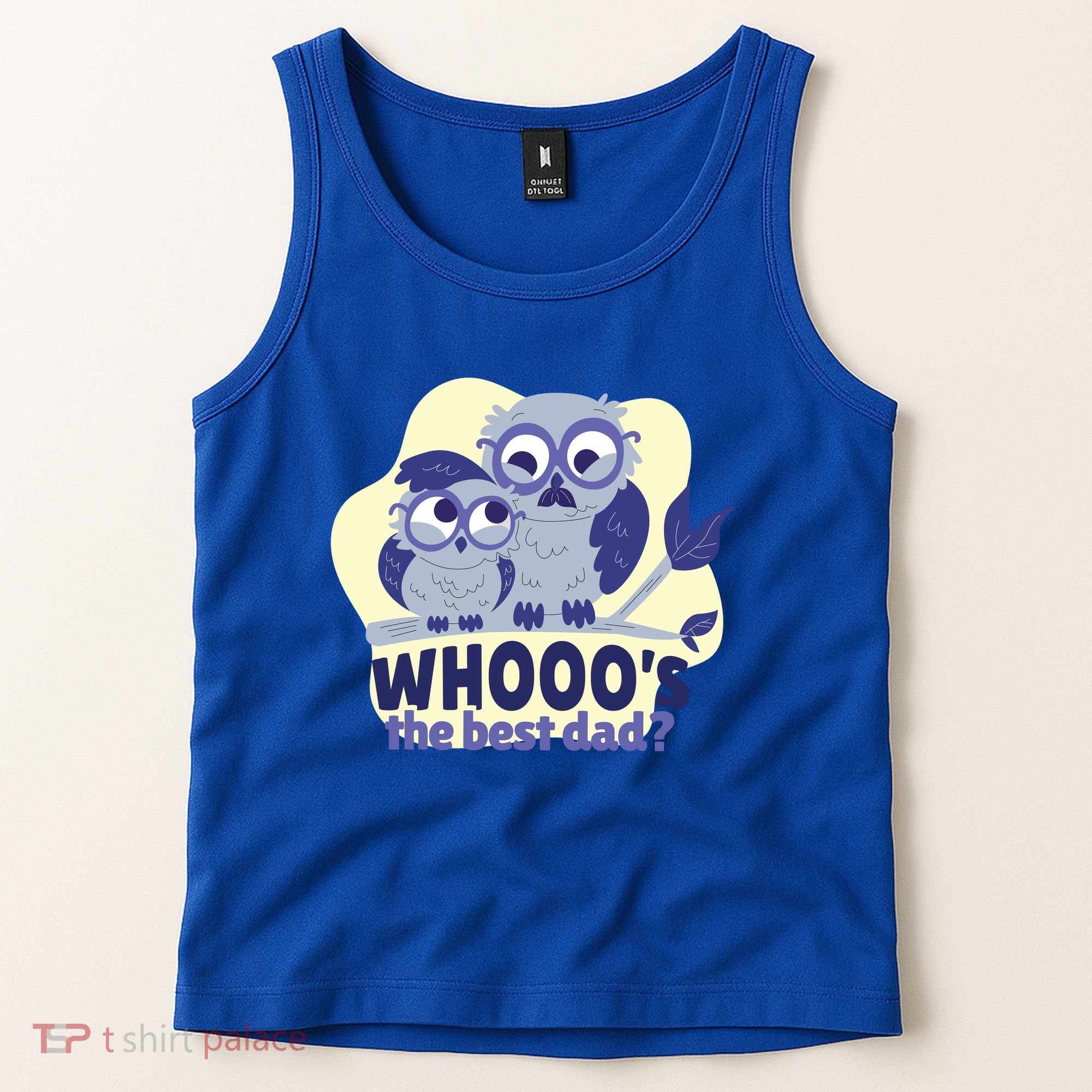 Best Dad Owl Tank Top