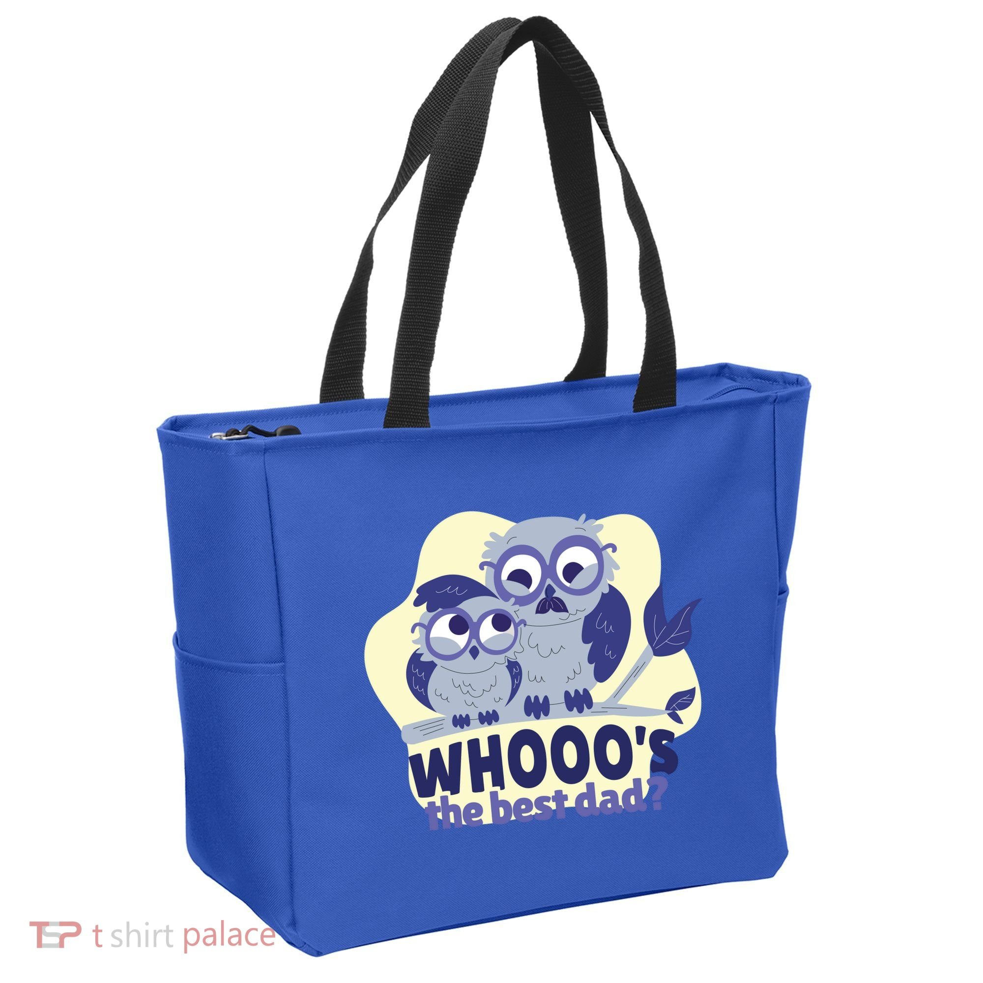 Best Dad Owl Tote Bag