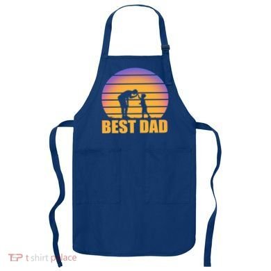 Best Dad Retro Sunset Apron