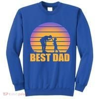 Best Dad Retro Sunset Sweatshirt thumb 0