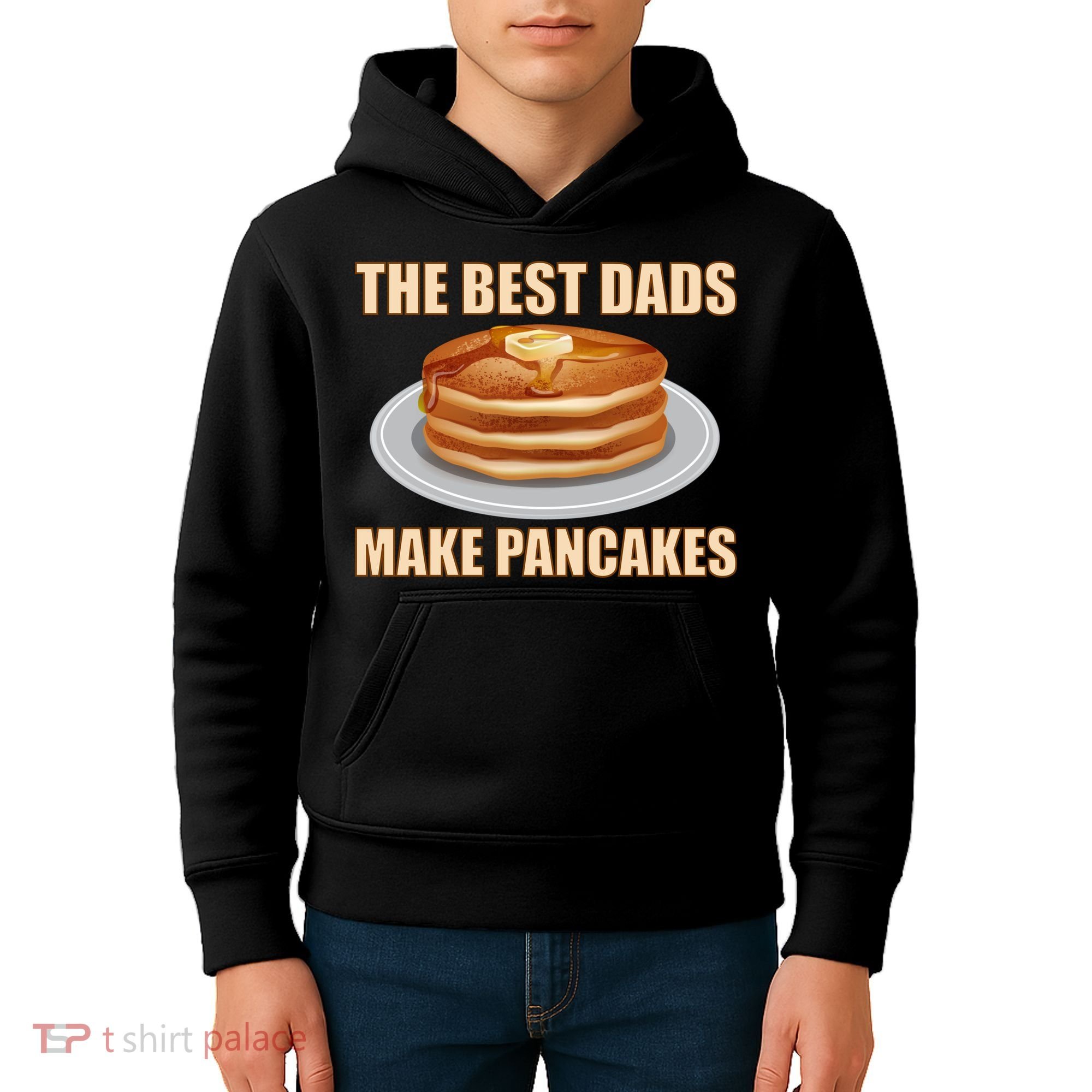 Best Dads Make Pancakes Kids Hoodie