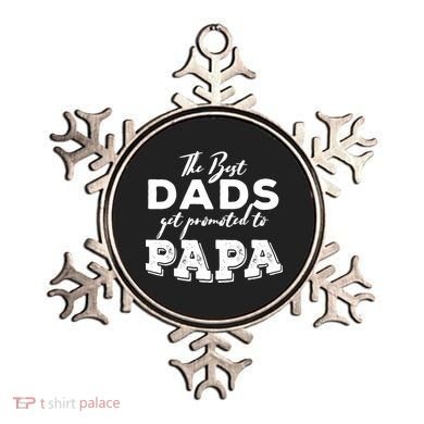 Best Dads Promoted To Papa Funny Gift Ornament