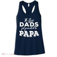 Best Dads Promoted To Papa Funny Gift Women's Tank Top thumb 0