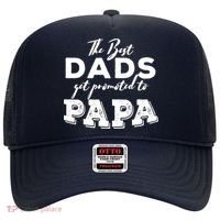 Best Dads Promoted To Papa Funny Gift Hat thumb 0