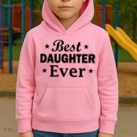 Best Daughter Ever Kids Hoodie thumb 2