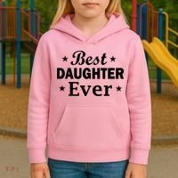 Best Daughter Ever Kids Hoodie thumb 3