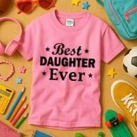 Best Daughter Ever Kids T-Shirt thumb 3