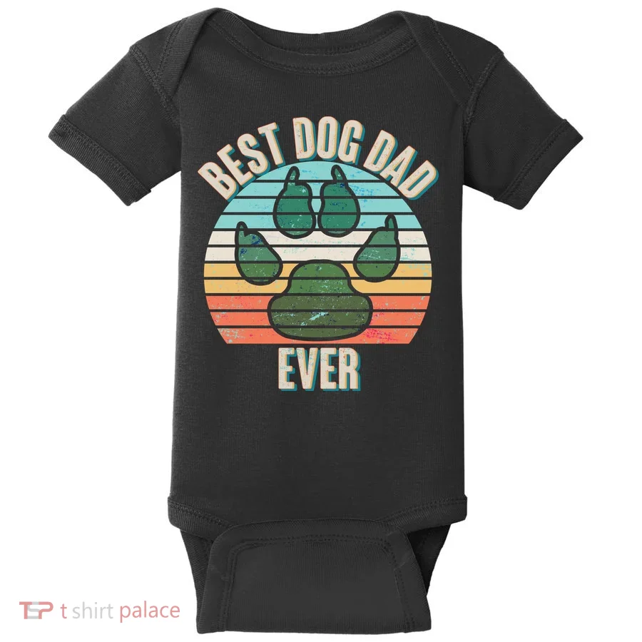 Best Dog Dad Ever Baby Bodysuit