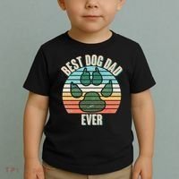 Best Dog Dad Ever Toddler T-Shirt thumb 2