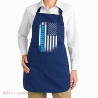 Best Dog Dad Ever American Flag Apron thumb 2