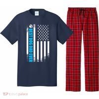 Best Dog Dad Ever American Flag Pajama Set thumb 0