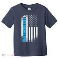 Best Dog Dad Ever American Flag Toddler T-Shirt thumb 0