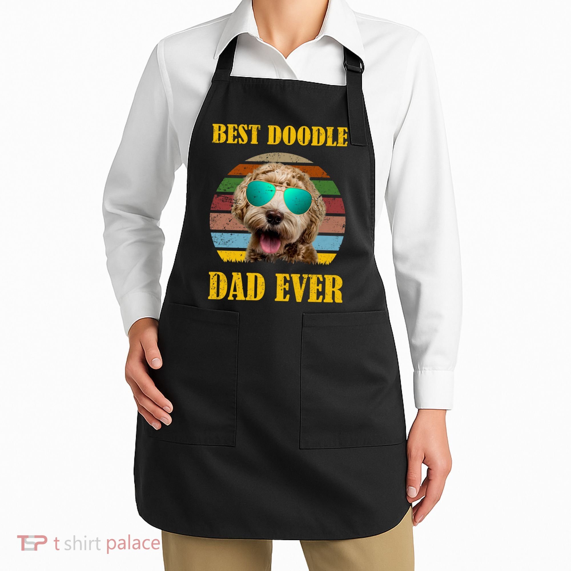 Best Doodle Dad Ever Apron