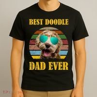 Best Doodle Dad Ever T-Shirt thumb 3