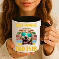 Best Doodle Dad Ever Coffee Mug thumb 3