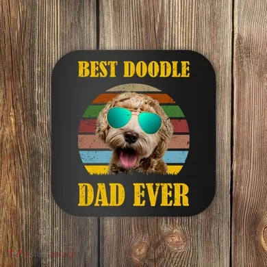 Best Doodle Dad Ever Coaster