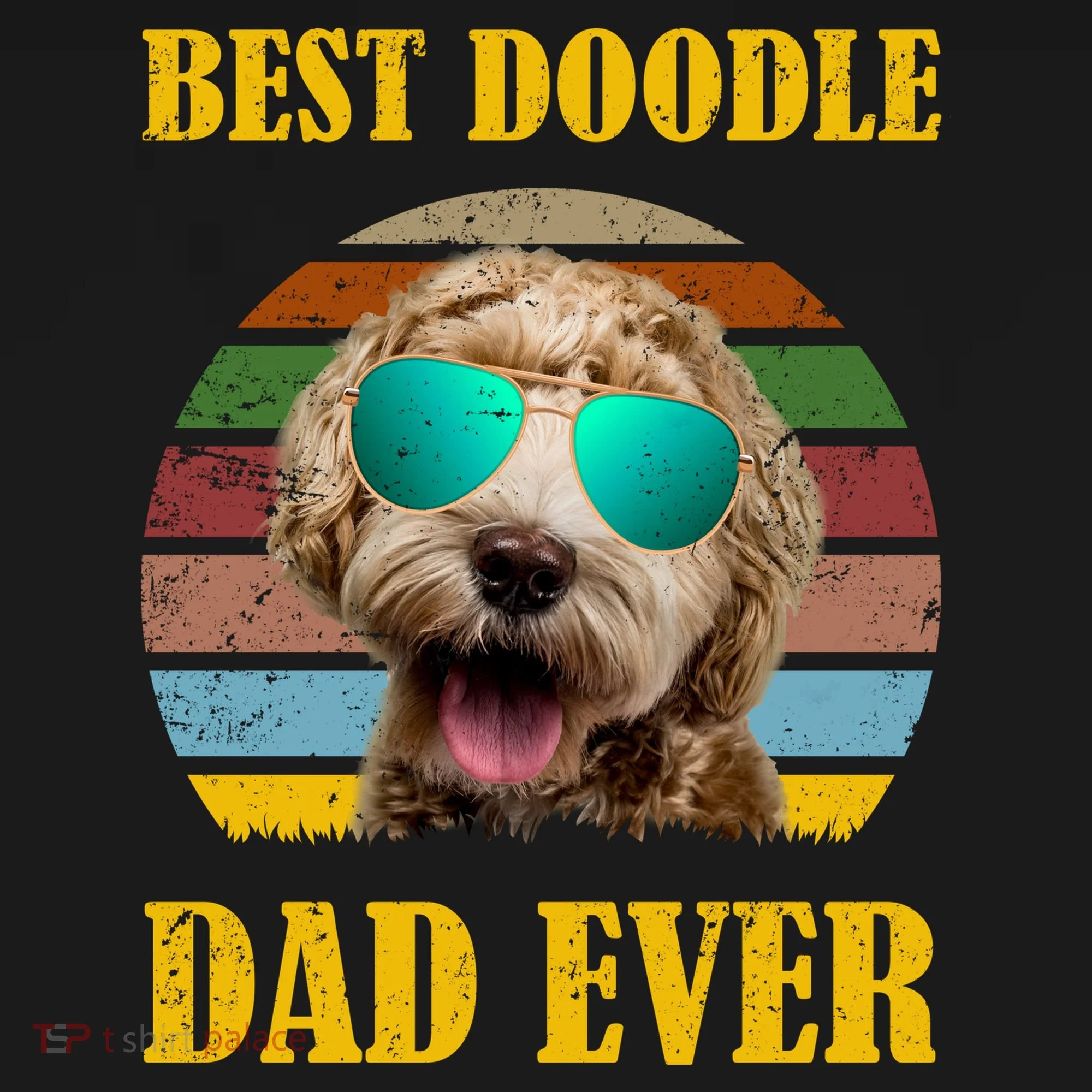 Best Doodle Dad Ever Polo