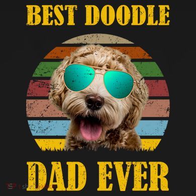 Best Doodle Dad Ever Baby Long Sleeve Bodysuit