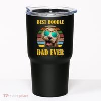 Best Doodle Dad Ever Tumbler thumb 0