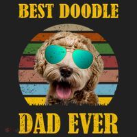 Best Doodle Dad Ever Tumbler thumb 3