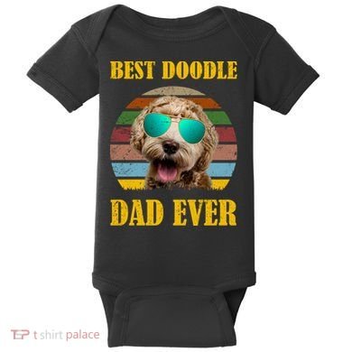Best Doodle Dad Ever Baby Bodysuit