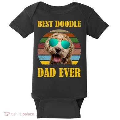 Best Doodle Dad Ever Baby Bodysuit