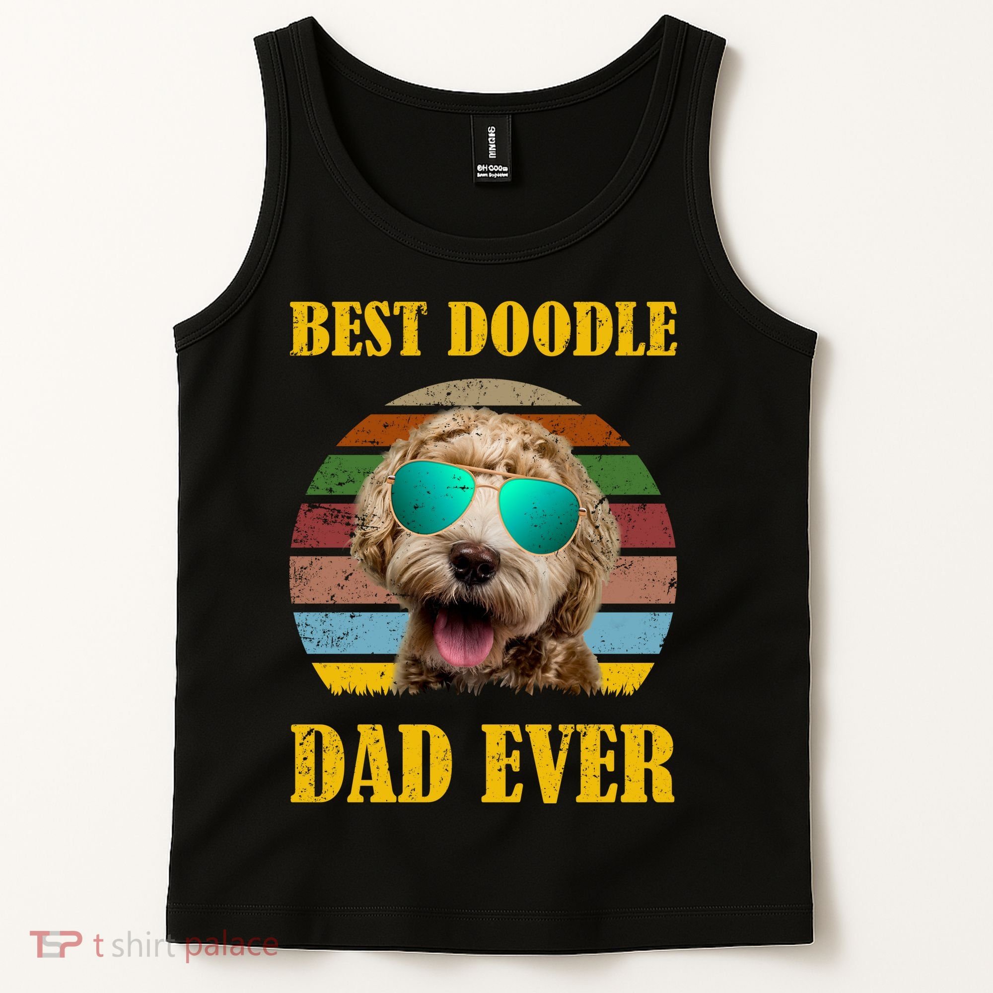 Best Doodle Dad Ever Tank Top