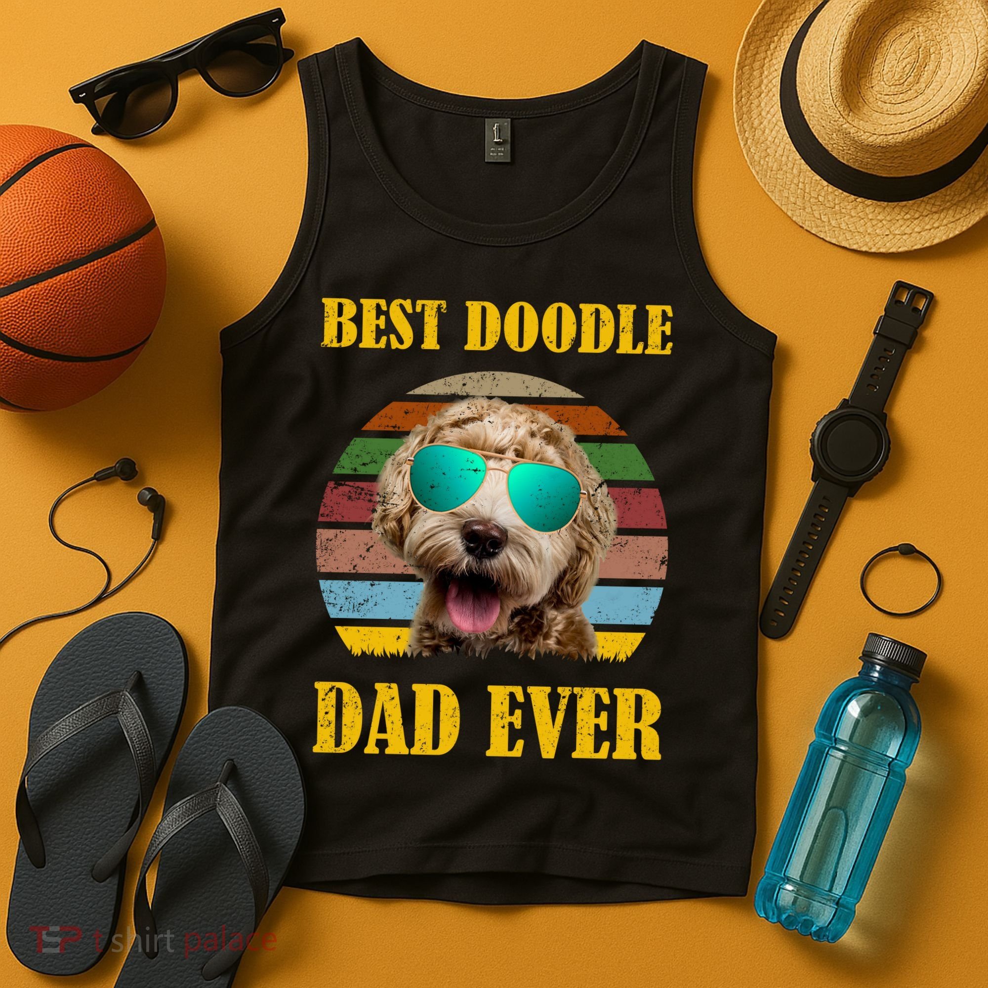 Best Doodle Dad Ever Tank Top