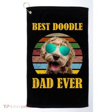 Best Doodle Dad Ever Golf Towel