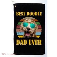 Best Doodle Dad Ever Golf Towel thumb 0