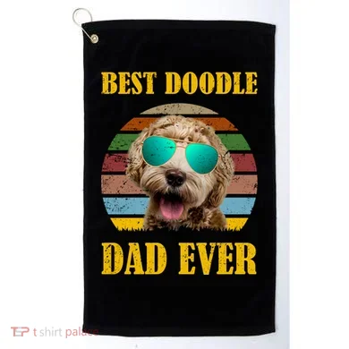 Best Doodle Dad Ever Golf Towel