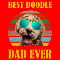 Best Doodle Dad Ever Santa Hat thumb 1