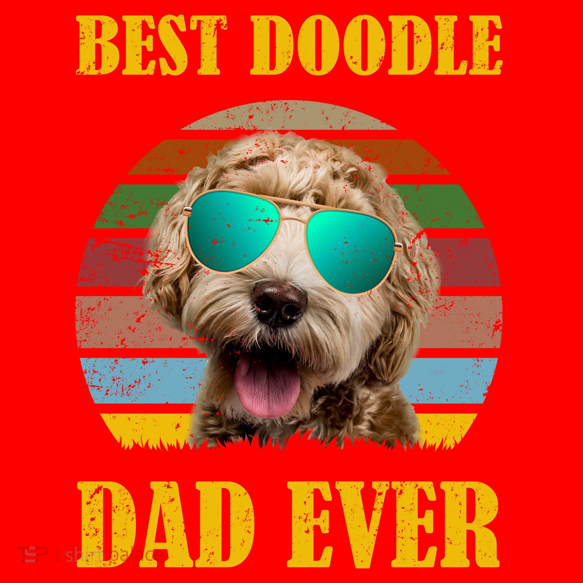 Best Doodle Dad Ever Santa Hat